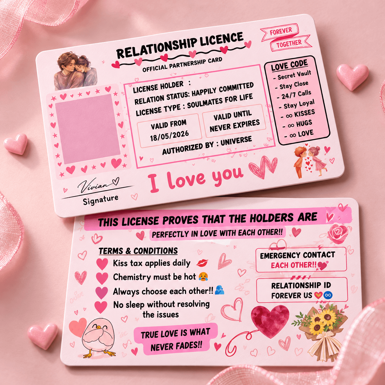Relationship Licence Card